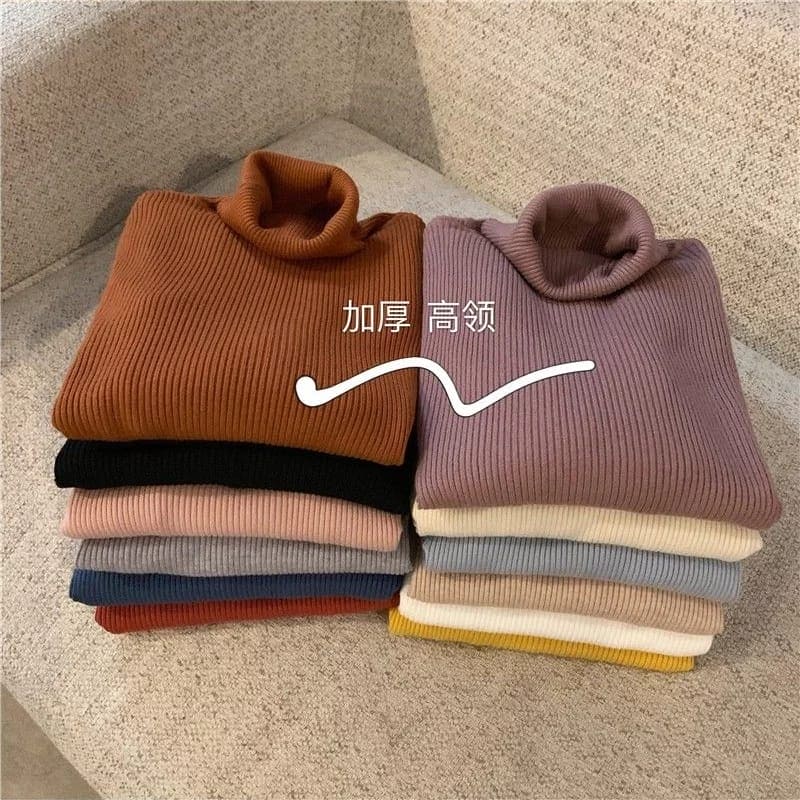 Women Long Sleeve Turtle Neck Sweater, Warm Sweater For Women, Casual Long Sleeve Fleece Pullover Sweater Women Long Sleeve Turtle Neck Sweater, Warm Sweater For Women, Casual Long Sleeve Fleece Pullover Sweater